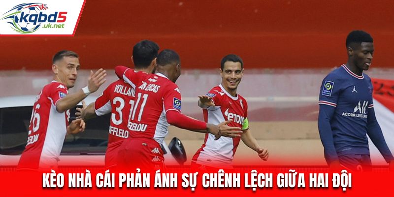 Kèo nhà cái phản ánh sự chênh lệch giữa hai đội